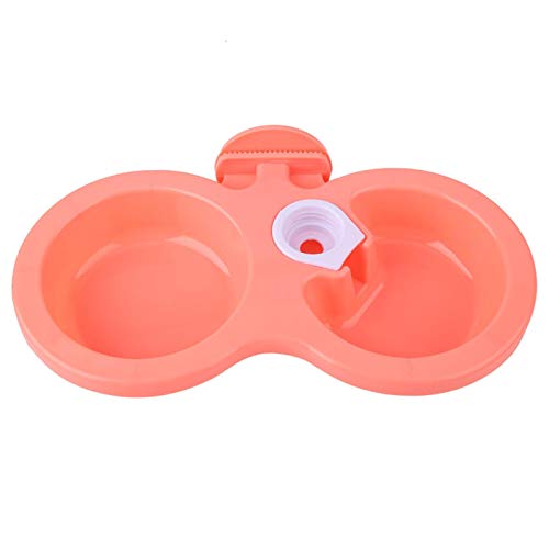 VINGVO Hängende Tiernahrung Wasserdarm, Tiernahrung Wasserdarm, 3 Farben 9,7 * 3,9 * 1,4 PP Schüssel Feeder für Haustier Katze Hund Welpe für Hund Katze Haustiere nach Hause(pink, 12) von VINGVO