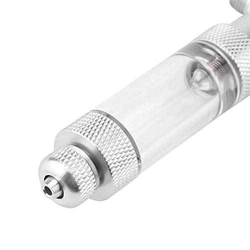 VINGVO Nadelventil, Edelstahl Nadelventil 1 Stück CO2 Blasenzähler, Aquarium System Glänzend und CO2 Regulator Nadelrückschlagventil für Aquarienfische(Single Head Micro Valve + Check Bubble) von VINGVO