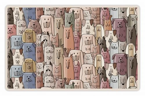 VINILIKO, wasserdichte Matte für Futternapf für Haustiere, Hunde und Katzen, 48 x 75 cm von VINILIKO