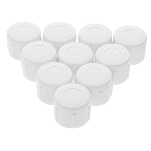 VINTORKY 10st PVC-rohrkappe Sprinklerkappenrohr Verschließen Passende Kappendichtungen Endkappenstopfen Aus PVC-Rohr Pool-PVC-Fitting Stecker PVC-buchsenadapter PVC-Kappen PVC-endkappe Weiß von VINTORKY