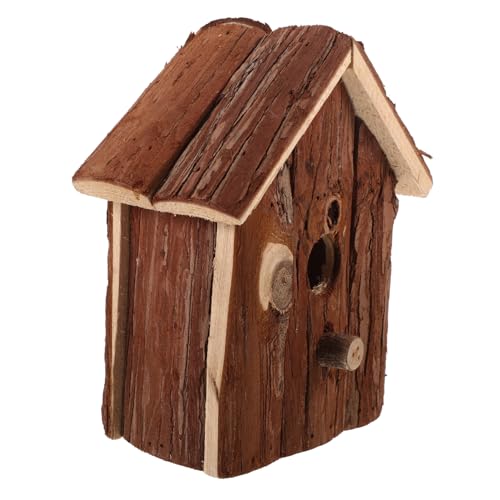 VINTORKY Vogel Nistkasten Kleines Holz Vogelhaus Zum Aufhängen Dekoratives Vogelhäuschen Für Draußen Ideal Zum Bemalen Und Gestalten Perfekter Nistkasten Für Kleinvögel Im Garten Oder Auf Dem Balkon von VINTORKY