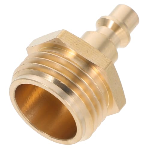 VINTORKY Luftkompressor-schnellkupplungsstecker An 3/4-gartenschlauch-adapter Für Rv-sprinkleranlagen, Camper, Outdoor-sanitär-gartenschlauch, Golden von VINTORKY