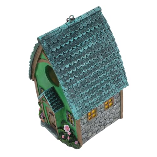 VINTORKY Voliere Vogelnest Balkon Vogelhaus Hängendes Vogelhaus Hängender Vogelkäfig Kolibri Draußen Vogelhaus Wildvogelhaus Vogelhaus Garten Vogelhäuschen Vogelhaus von VINTORKY