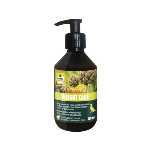 VITALstyle Weight Care - Ergänzung Hund - Unterstützung des Zucker- und Fettstoffwechsels - Mit u.a. Mariendistel & Magnesium - 250ml von VITALstyle