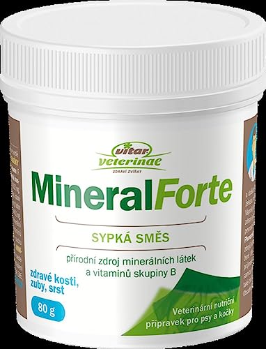 VITAR Veterinae Mineral Forte 80 g - for Strong & Healthy Teeth and Bones von VITAR Veterinae