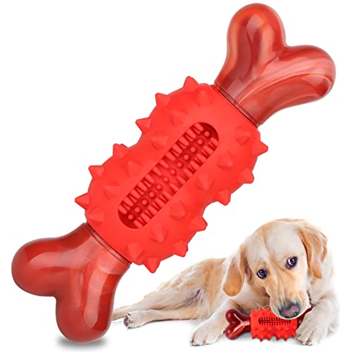 VIWIK Hundekauspielzeug für aggressive Kauer, Hundekauspielzeug für große mittelgroße kleine intelligente Hunde, Hundeknochen Spielzeug, Nylon Outdoor Hundespielzeug für Welpen, Welpen Zahnen von VIWIK
