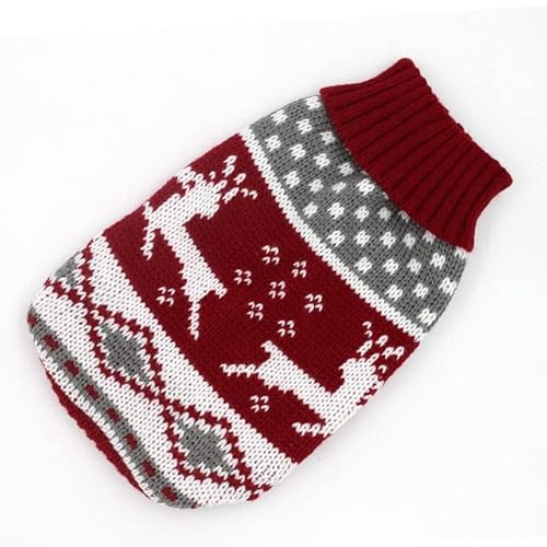 VIXDA Weihnachten Katze Hund Pullover Pullover Winter Hundekleidung für kleine Hunde Chihuahua Yorkies Welpen Jacke Haustierkleidung von VIXDA