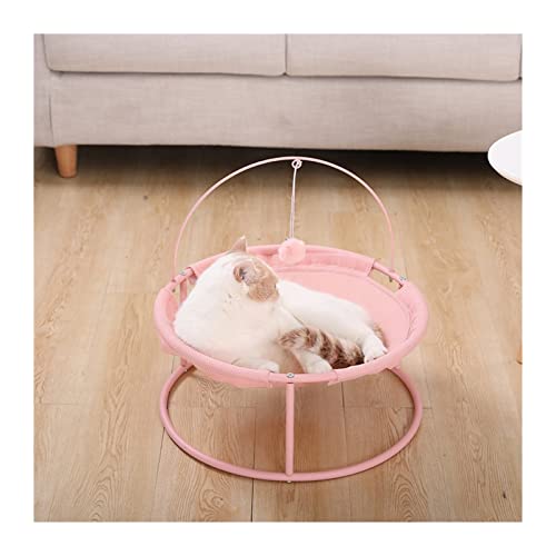 VNSMM Hundebett Hundematte Haustier-Hängematten-Katzenbett, abnehmbares Katzenhaus, Hüpfbett für Katzen, Welpen, Kätzchen, die ganze Saison über(Summer Pink) von VNSMM