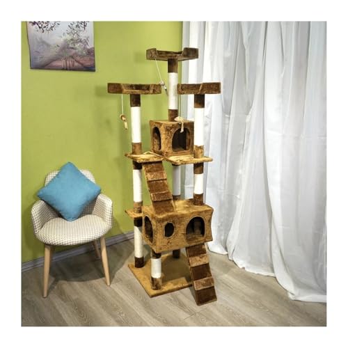 VNSMM katzenkratzbaum Krallenschärfer, Katzenschaber, platzsparendes Samtbrett, große Katzenschaber, Zubehör, Spielzeug, Katzenbedarf möbel für Katzen(Brown) von VNSMM