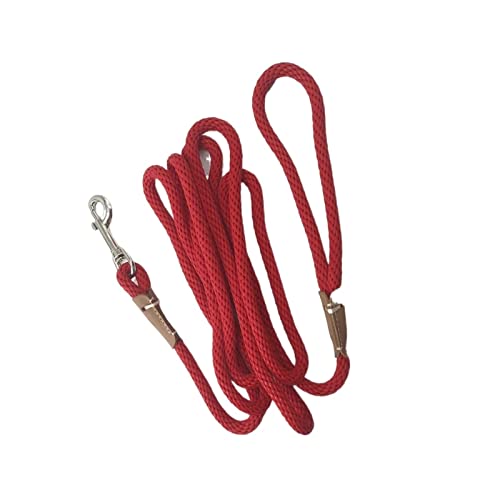 Verstellbare Führleine 2m 3m 5m 10m Leash Tracking Line Strapazierfähiges Welpenseil für kleine mittelgroße Hunde Hundeleine(Red,XS diam 0.9 2M) von VNSMM