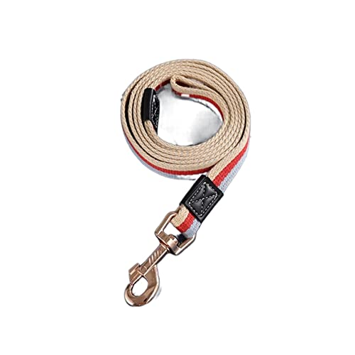 Verstellbare Führleine Trainingsleine aus Baumwolle für kleine, mittelgroße Hunde, verlängertes Zugseil Hundeleine(Red,1.5cm Width (1.5M)) von VNSMM