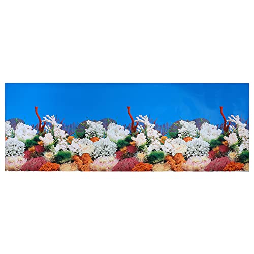 VOCOSTE Aquarium Hintergrund Poster Dekoration PVC 83.46"x31.50" von VOCOSTE