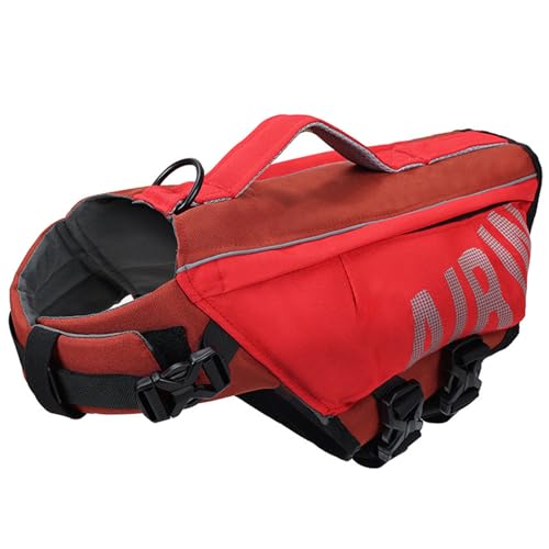 VOCUE Pet Life Preserver Schwimmweste für Hunde, verstellbarer Gürtel, Schwimmgerät, Sicherheits-Badeanzug für Schwimmen, Bootfahren von VOCUE