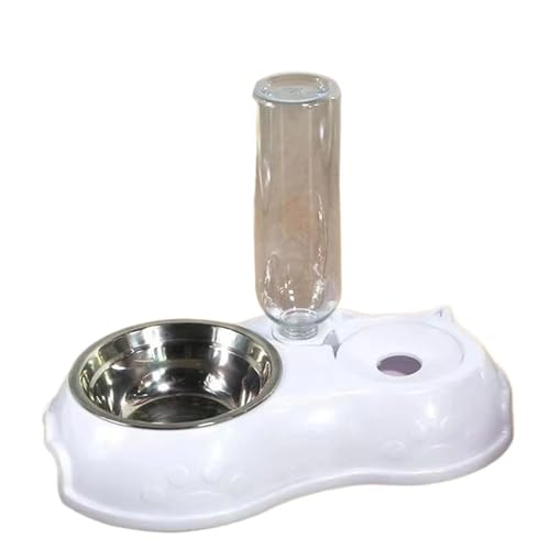 Futternapf for Katzen, automatischer Futterspender, Wasserspender, Futternapf for Hunde und Katzen mit Trinknapf, erhöhter Ständer, Doppelnapf for Katzen, Hunde, Haustiere Hundenapf(F) von VONCYKI