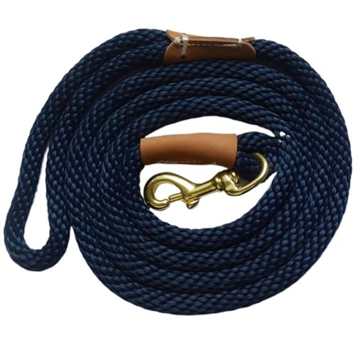 Hundetrainingsleine, Seil, Hundekontrollschnur, leichte kleine und mittelgroße Hunde, Fährtenleinen, Lange Hundeleine Hundeleine(DEEP Blue,300cm) von VONCYKI