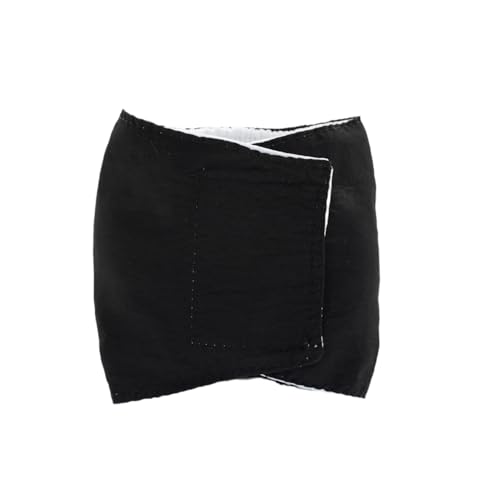 VOODUE Qualität Welpen Haustier Männlicher Hund Physiologische Hosen Sanitär Unterwäsche Bauchband Baumwolle Windel for Hunde Atmungsaktive Windel Wrap (Color : Boy Black, Size : S) von VOODUE