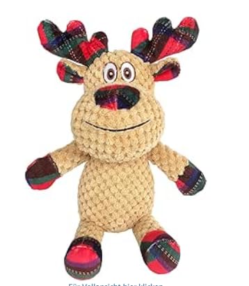 VORZOKISPL Squeaky Christmas Reindeer Dog Toy – Interaktiver & Schlepper-von-Krieg-Plüsch für alle Rassen, langlebig Kauen & Holen Urlaubspaß Indoor & Outdoor VORZOKISPL Squeaky Christmas Reindeer Dog Toy – Interaktiver & Schlepper-von-Krieg-Plüsch für alle Rassen, langlebig Kauen & Holen Urlaubspaß Indoor & Outdoor von VORZOKISPL