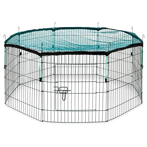 VOSS.PET Freilauf, Auslauf, Kleintiergehege für Kaninchen, Hasen, 8X 57x60cm von VOSS.PET