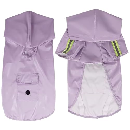 Regenmantel for kleine, mittelgroße und große Hunde, praktisch, reflektierend, for regnerische Hunde, wasserdicht, for den Außenbereich(Pink,2XL) von VRKRTVBLB