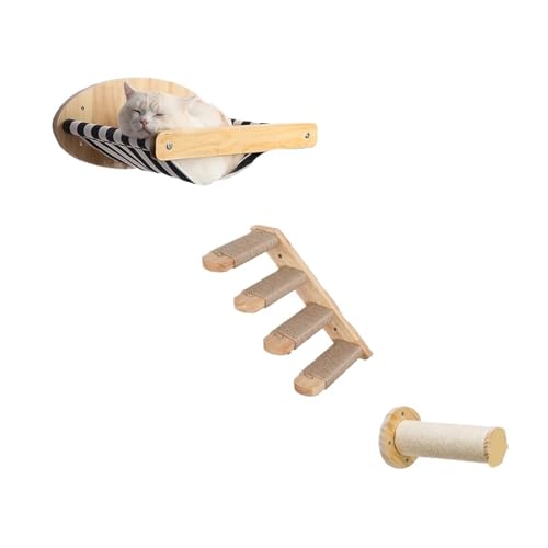 VRKRTVBLB An der Wand montierte Katzenstange, Hängematte, Katzen-Klettermöbel for Hauskatzen VRKRTVBLB An der Wand montierte Katzenstange, Hängematte, Katzen-Klettermöbel for Hauskatzen von VRKRTVBLB