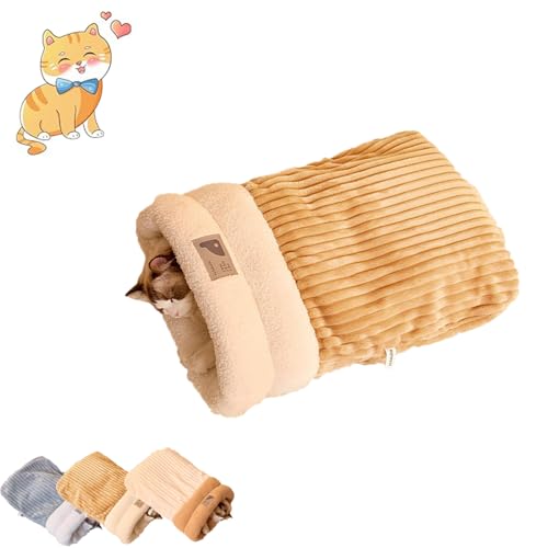 VSFJZJKJ Cat Sleeping Bag, Warmes Katzenbett, Bequemer Katzenschlafsack, Niedliche Und Einzigartige Form, Bietet Einen Bequemen Zufluchtsort FüR Haustiere von VSFJZJKJ