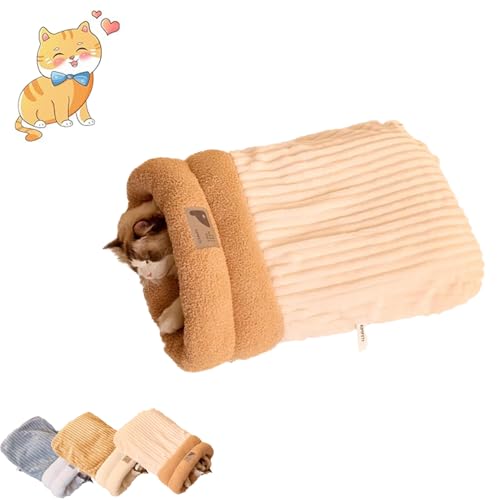 VSFJZJKJ Cat Sleeping Bag, Warmes Katzenbett, Bequemer Katzenschlafsack, Niedliche Und Einzigartige Form, Bietet Einen Bequemen Zufluchtsort FüR Haustiere von VSFJZJKJ