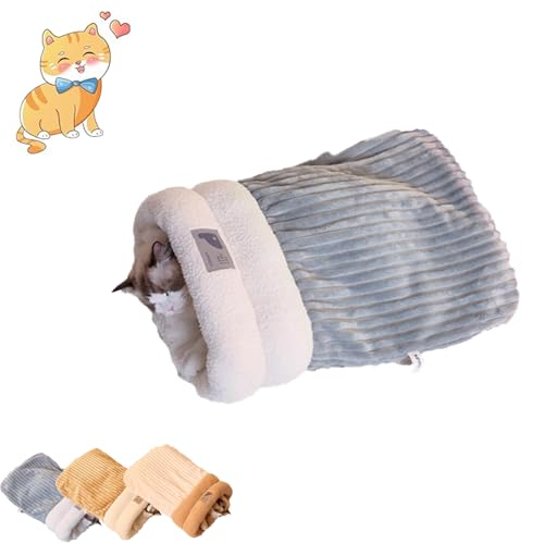 VSFJZJKJ Cat Sleeping Bag, Warmes Katzenbett, Bequemer Katzenschlafsack, Niedliche Und Einzigartige Form, Bietet Einen Bequemen Zufluchtsort FüR Haustiere von VSFJZJKJ