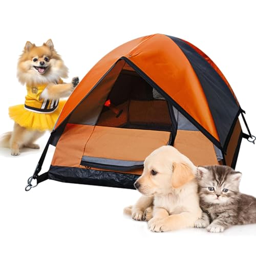 Kleines Zelt für Katzen, wasserdichtes Outdoor-Campingzelt für Haustiere, tragbares Haustierzelt, faltbar, wasserdicht von VUIPAJQC