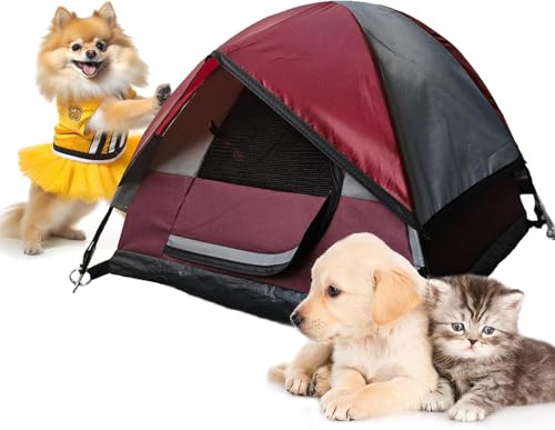 Kleines Zelt für Katzen, wasserdichtes Outdoor-Campingzelt für Haustiere, tragbares Haustierzelt, faltbar, wasserdicht von VUIPAJQC