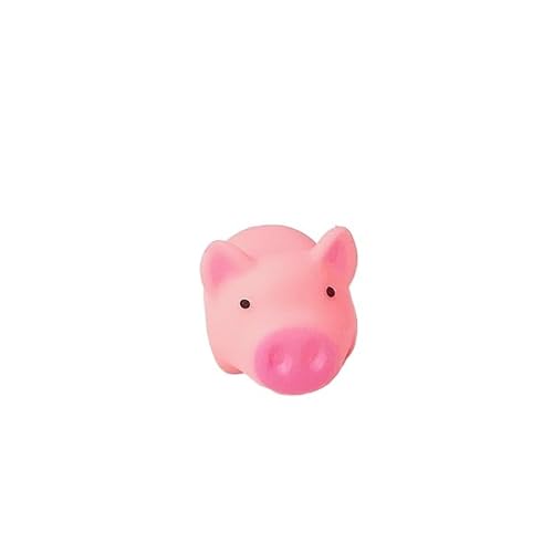 VVDPJLS 1 stücke Nette 4,5 cm Hundespielzeug Rosa Schreien Gummi Schwein Haustier Spielzeug Squeak Squeaker Kauen Geschenk Home Dekorationen von VVDPJLS