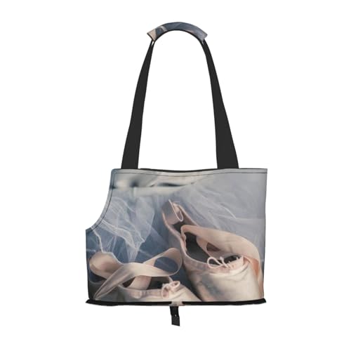 Tragbare Faltbare Haustier Schulter Ballettschuh Tasche - Hohe Dichte Reißfest Haustier Reise Handtasche für Kleintiere von VYONNE