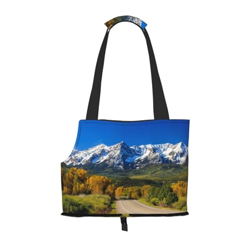 Tragbare faltbare Haustier Schulter Landschaft Straße Tasche - Hohe Dichte, Reißfest, Haustier Reise Handtasche für kleine Tiere Tragbare faltbare Haustier Schulter Landschaft Straße Tasche - Hohe Dichte, Reißfest, Haustier Reise Handtasche für kleine Tiere von VYONNE