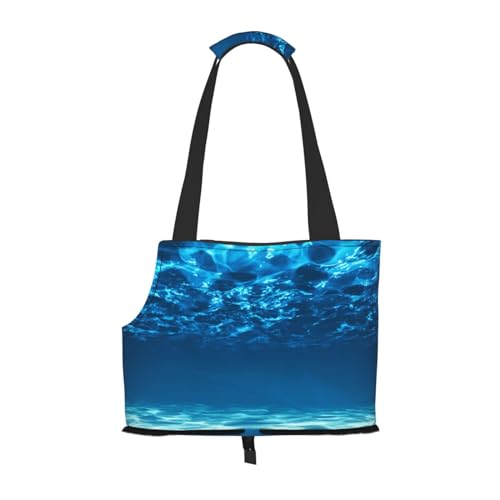 Tragbare faltbare Haustier Schulter Unterwasser Ocean View Bag - High-Density, Reißfest, Haustier Reise Handtasche für kleine Tiere von VYONNE