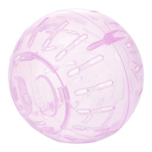 Hamster Laufball Gymnastikball Spielzeug Hamster Rollball Mausball Hamster Fitnessräder Kleine Haustiere Übungsrad Ratten Laufball Hamsterkäfig Zubehör Kunststoff Rosa Vaguelly von Vaguelly