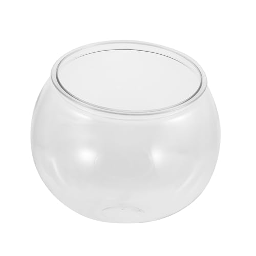 Vaguelly Fischglas Terrarienschalen Betta-Fischschale Kleiner Fischtank Büro-Schreibtisch-Aquarium Betta Fischtank Beta-Aquarium Aquarienschale Plastik Transparent Vaguelly Fischglas Terrarienschalen Betta-Fischschale Kleiner Fischtank Büro-Schreibtisch-Aquarium Betta Fischtank Beta-Aquarium Aquarienschale Plastik Transparent von Vaguelly