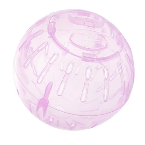 Vaguelly Hamster Laufball Hamster Läuft Gymnastikball Laufendes Hamsterrad Ratten-übungsball Kleintier-übungsspielzeug Kleines Haustier Läuft Über Den Ball Zuckersegelrad Rosa Plastik von Vaguelly