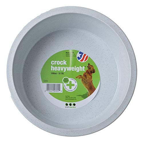 Van Ness (2 Pack) Crock Heavyweight Dish Food Bowl for Dogs Jumbo 106 Ounces von Van Ness