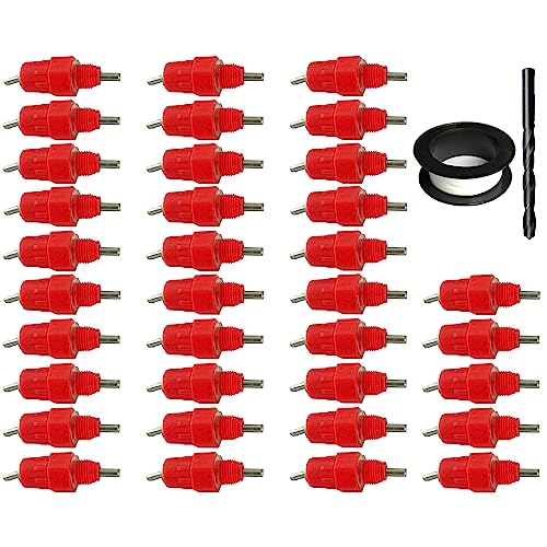 VandanCoop Hühnerbewässerungsnippel Automatische Geflügelbewässerung Nippel (35) von VandanCoop
