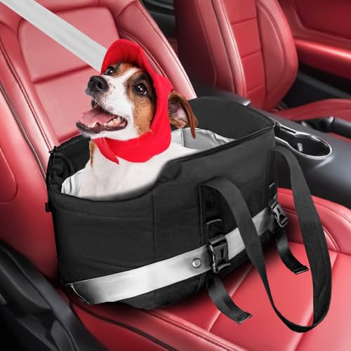 Kleiner Hund Autositz Hundegeschirr Waschbar Kleiner Hund Autositz Tragbare Hundetragetasche, Geeignet für Haustiere Outdoor Reisen/Einkaufen von Vanleestar