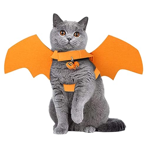 Haustier Katze Halloween Kostüm Fledermaus Flügel Kostüm Haustier Kostüme für Hunde Kleine Große Hunde Fledermaus Flügel Cosplay Haustier Kostüm für Party (S, Lila) von Vansza