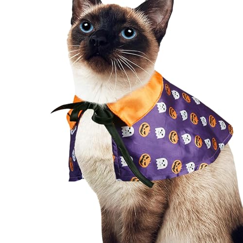 Varatiktok Halloween Hundeumhang, Hundeumhang Kostüm - Katzenumhang Haustier-Hunde-Outfit für Halloween,Lustige Hundekleidung, Katzen-Outfit für Halloween, Cosplay, Mottopartys, Rollenspiele von Varatiktok