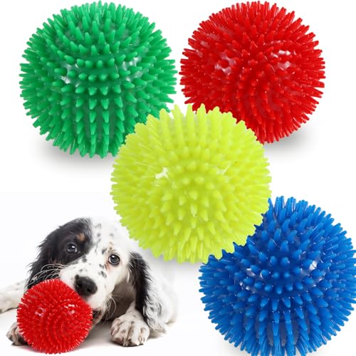 Vatrepeo Hundespielzeug mit Spikey-Motiv, 4 Stück von Vatrepeo