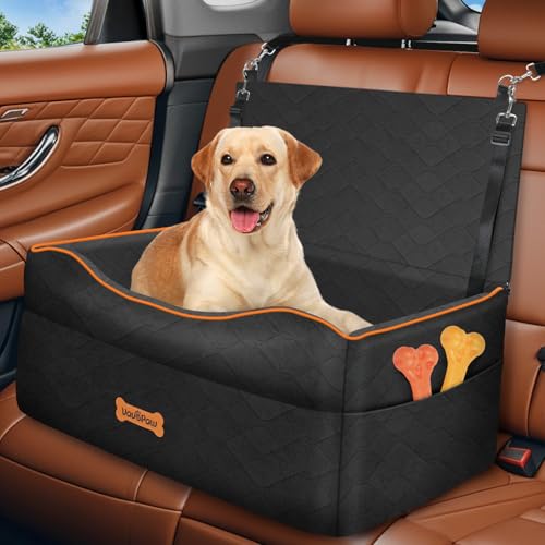 VavoPaw Hunde Autositz für Mittlere Hunde unter 50 Pfund oder 2 Klein Hund unter 25 Pfund, Abnehmbar Hundeautositz mit Dick Kissen & Sicherheitsleine, Hundesitz Auto Rückbank, Schwarz VavoPaw Hunde Autositz für Mittlere Hunde unter 50 Pfund oder 2 Klein Hund unter 25 Pfund, Abnehmbar Hundeautositz mit Dick Kissen & Sicherheitsleine, Hundesitz Auto Rückbank, Schwarz von VavoPaw