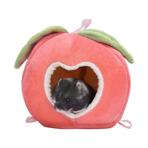 Vbnuyhim Hamsterhaus, gemütliches Obst-Design, warme Kleintiere, Bett, Nest, Zubehör für Hamster, Meerschweinchen, Igel, Chinchilla und Kleintiere von Vbnuyhim