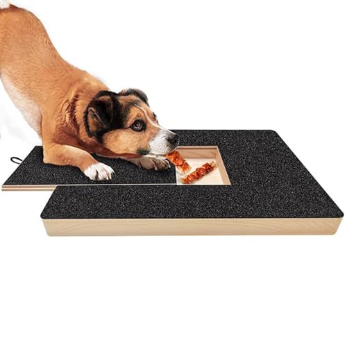 Vbnuyhim Hunde-Kratzunterlage mit Leckerli-Box, Hunde-Kratzunterlage für Nägel - Kratzunterlage, Kratzbrett für Hundenägel | Hundeschneidegerät im Stand-up-Design für kleine und mittelgroße Hunde von Vbnuyhim