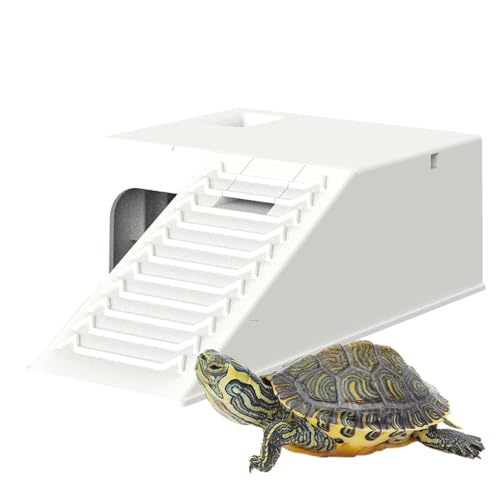 Vbnuyhim Schildkröte - Stall und Schildkröte Sonnenrampe | Froschklettern mit einfachem Design für Schildkröte kleine Reptilien Molche Terrapin Frösche von Vbnuyhim