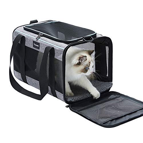 Vceoa Reise-Transporttasche für Hunde und Katzen, weiche Seiten, von Fluggesellschaften zugelassen Vceoa Reise-Transporttasche für Hunde und Katzen, weiche Seiten, von Fluggesellschaften zugelassen von Vceoa