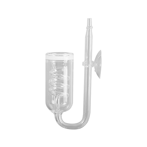 Vctitil CO2 Diffusor CO2 Zerstäuber Diffusor mit Saugnapf Clip für Aquarium lebende Pflanzen Luftpumpe Zubehör von Vctitil