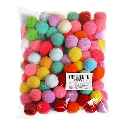 Vdaxvme 100 Stück Favorite Chasing Launching Toy Pompons Halten Katzen beschäftigt Spielzeug Großer Komfort Kätzchen Spielzeug von Vdaxvme