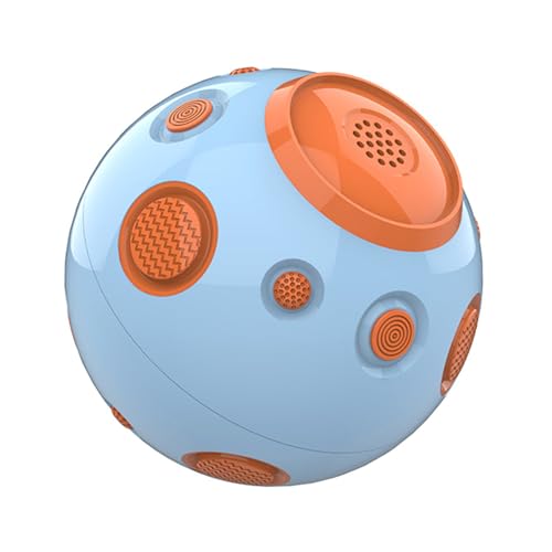 Vdaxvme Pet Ball-Form Molar Kauspielzeug Welpe Zahnen zum Zahnen Hundeball Kauball Spielzeug Zahnen mit Sound von Vdaxvme